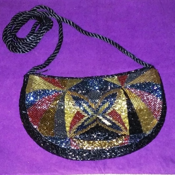 La Regale Handbags - La Regale LTD Beaded Bag and Belt